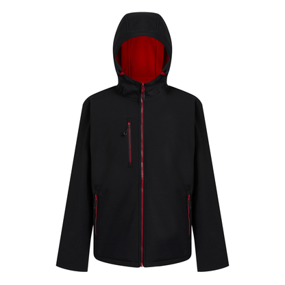 Regatta Navigate Mens 2-Layer Hood Softshell Jacket | Showerproof | 7 Colours | S-3XL - Summer Jacket - Logo Free Clothing