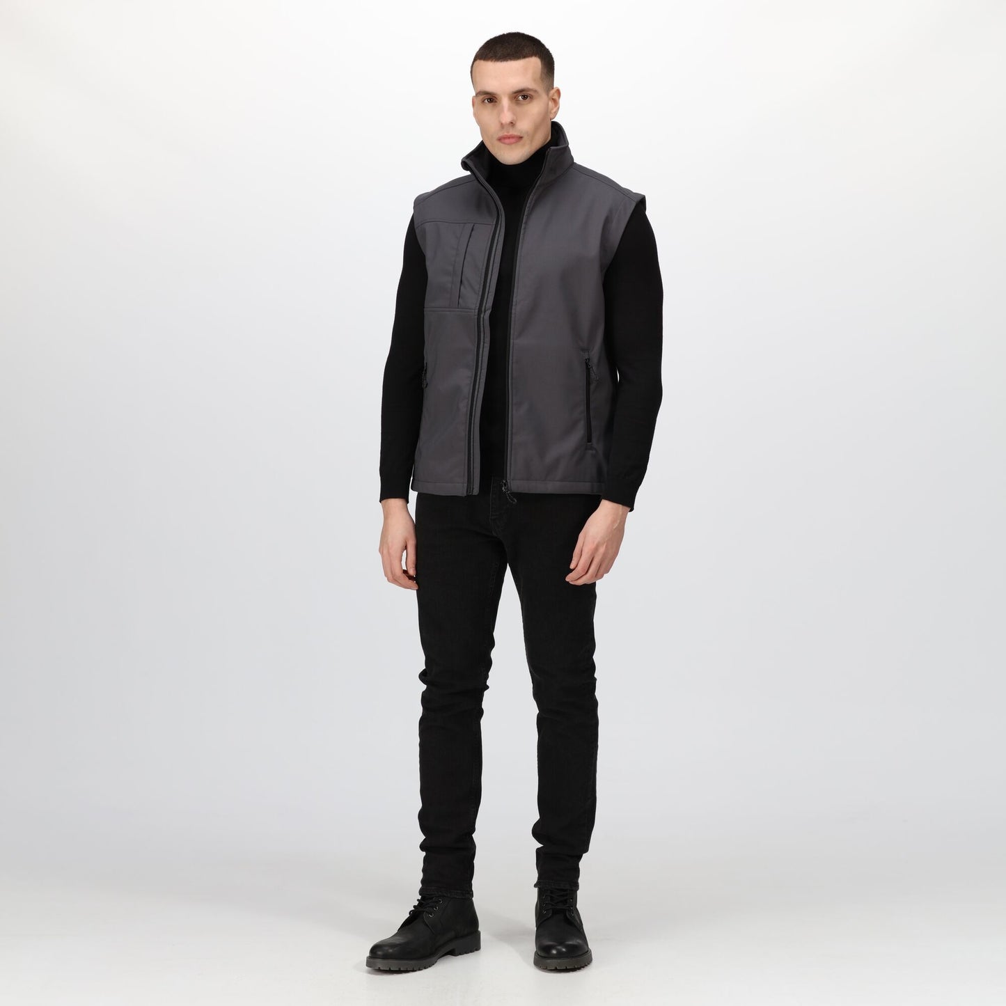 Regatta Octagon II Mens Softshell Gilet | 3-Layer Waterproof Body Warmer | 3 Colours | S-4XL - Gilet - Logo Free Clothing