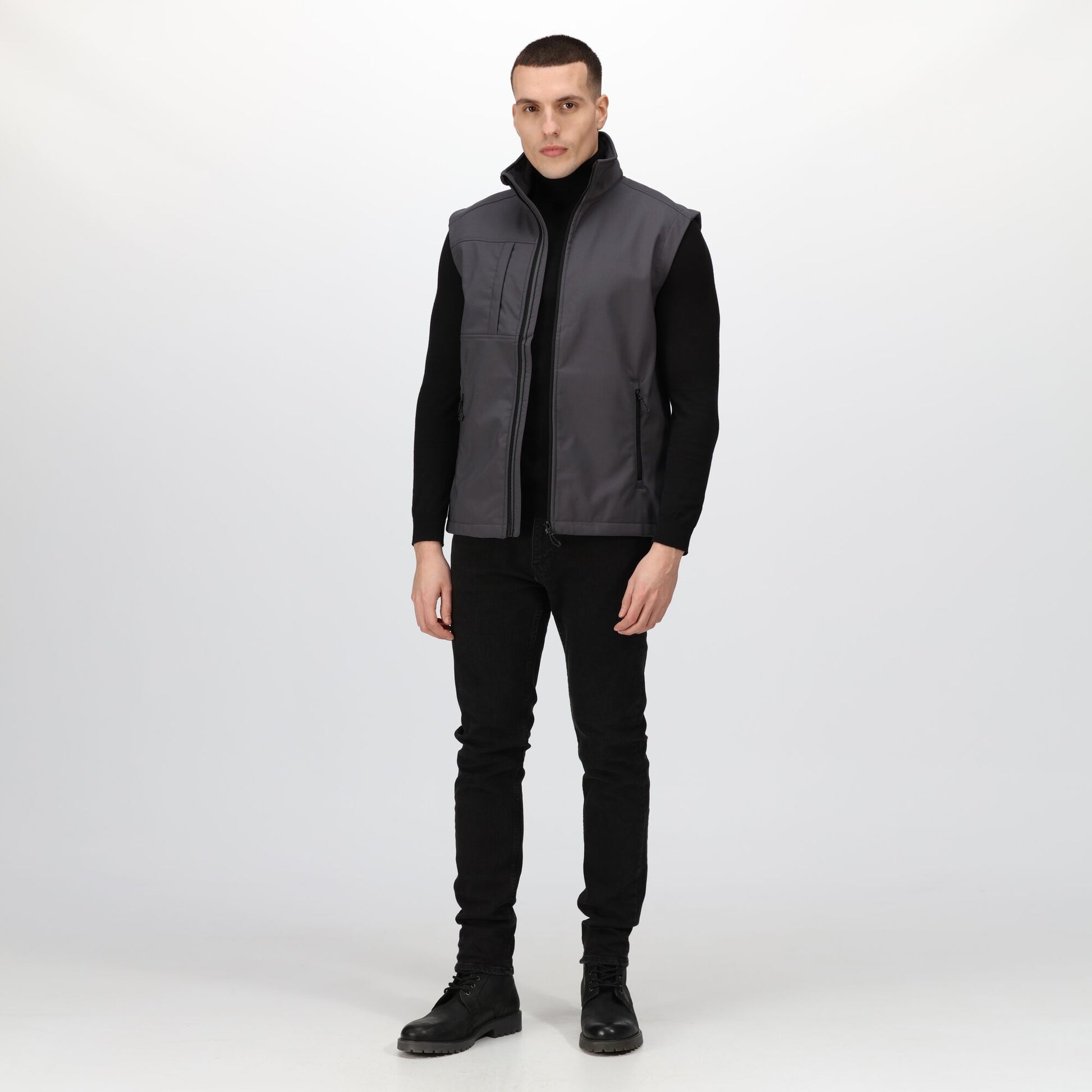 Regatta Octagon II Mens Softshell Gilet | 3-Layer Waterproof Body Warmer | 3 Colours | S-4XL - Gilet - Logo Free Clothing