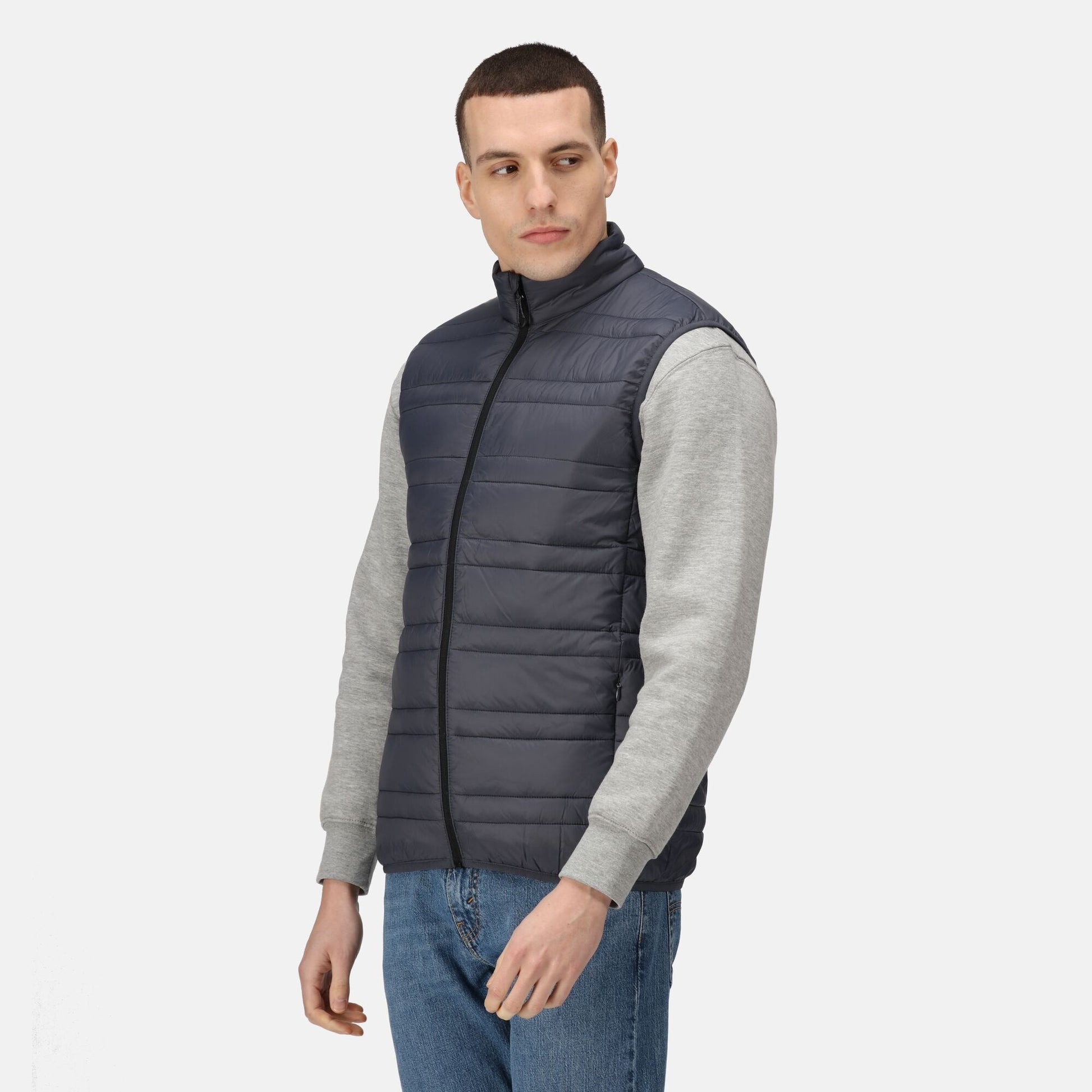 Regatta Firedown Mens Padded Gilet | Lightweight Body Warmer | Black or Navy | S-3XL - Gilet - Logo Free Clothing