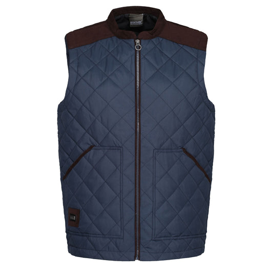 Regatta Moreton Mens Quilted Gilet | Lightweight Showerproof Body Warmer| 2 Colours | S-3XL - Gilet - Logo Free Clothing