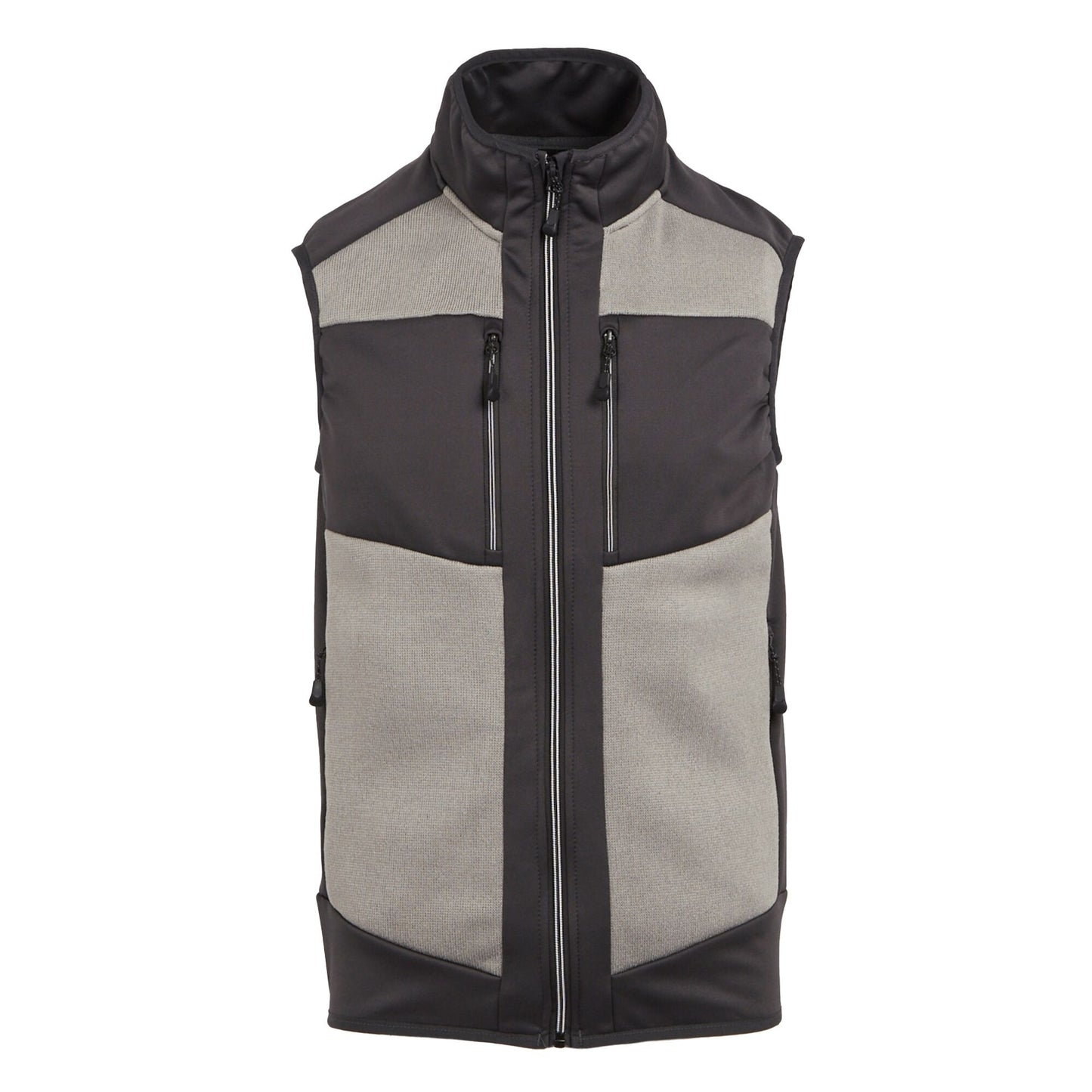 Regatta E-Volve Mens Knit Effect Stretch Gilet | Fleece Body Warmer | 4 Colours | XS-3XL - Gilet - Logo Free Clothing