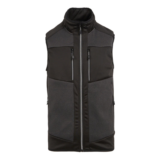 Regatta E-Volve Mens Knit Effect Stretch Gilet | Fleece Body Warmer | 4 Colours | XS-3XL - Gilet - Logo Free Clothing