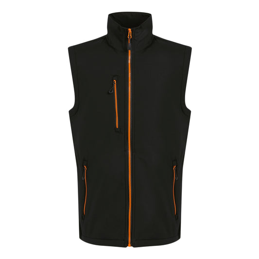 Regatta Navigate Mens Softshell Gilet | Fleece Lined Stretch Body Warmer | 7 Colours | S-3XL - Gilet - Logo Free Clothing