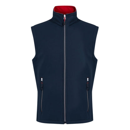 Regatta Ascender Mens Softshell Gilet | Fleece Lined Stretch Body Warmer | 3 Colours | S-3XL - Gilet - Logo Free Clothing