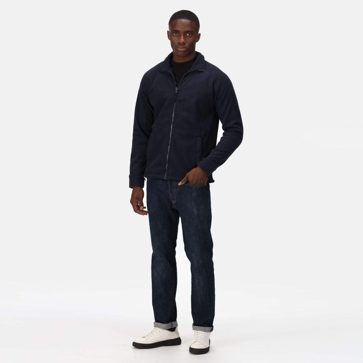 Regatta Thor III Mens Full Zip Fleece | Super Soft | Zipped Pockets | 8 Colours | XS-5XL - Fleece - Logo Free Clothing