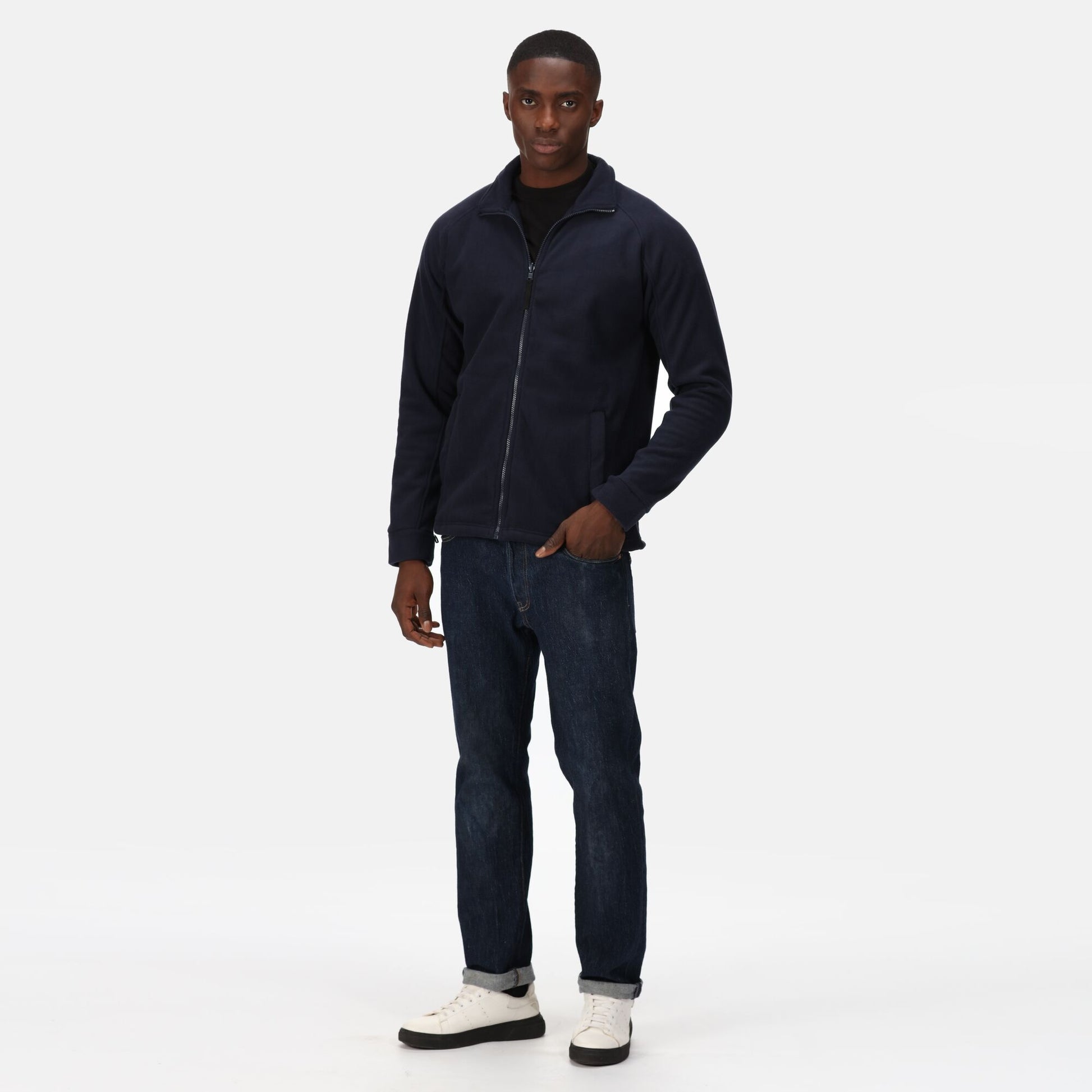 Regatta Thor III Mens Full Zip Fleece | Super Soft | Zipped Pockets | 8 Colours | XS-5XL - Fleece - Logo Free Clothing