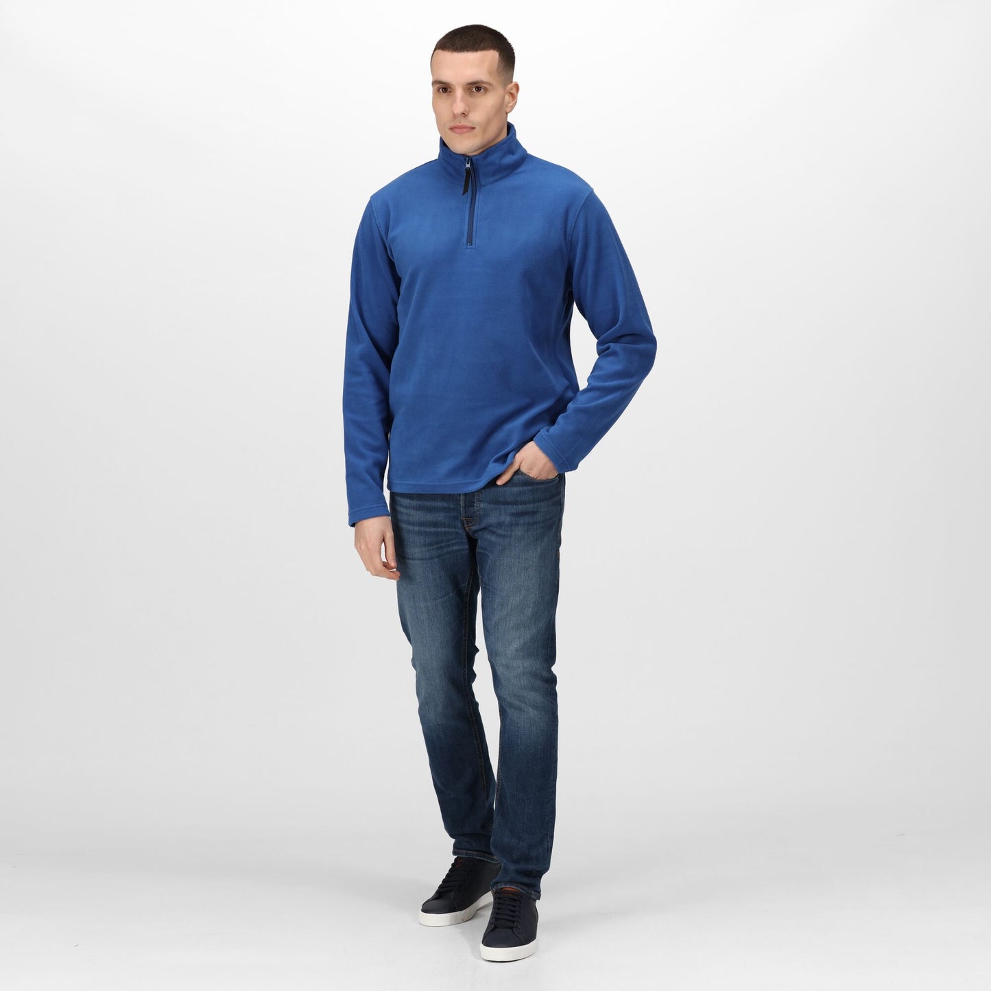 Regatta Zip Neck Microfleece | Mens Half Zip Fleece | Lightweight | 4 Colours | S-4XL - Fleece - Logo Free Clothing