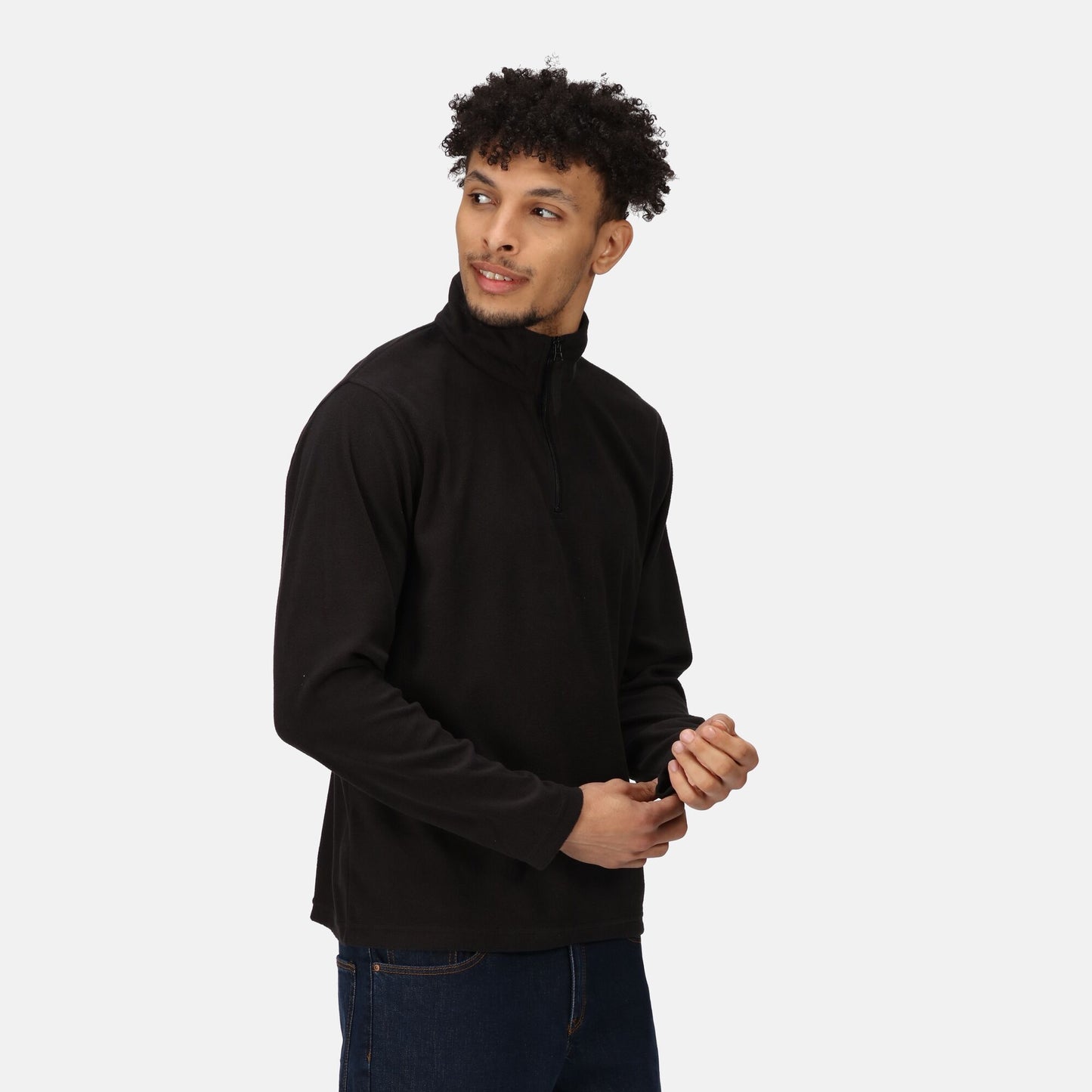 Regatta Zip Neck Microfleece | Mens Half Zip Fleece | Lightweight | 4 Colours | S-4XL - Fleece - Logo Free Clothing