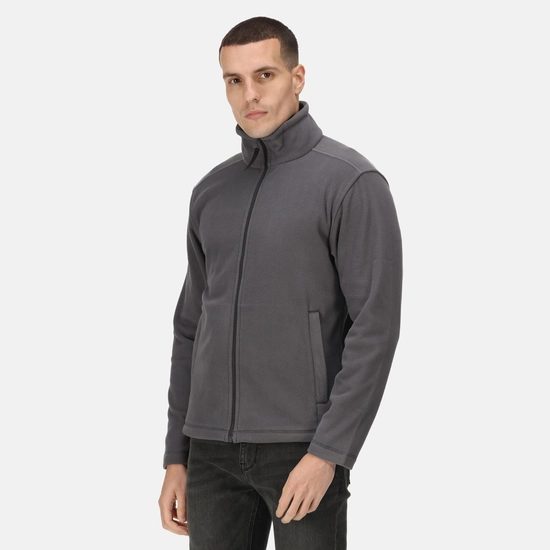 Regatta Micro Full Zip Mens Fleece Logo Free Clothing