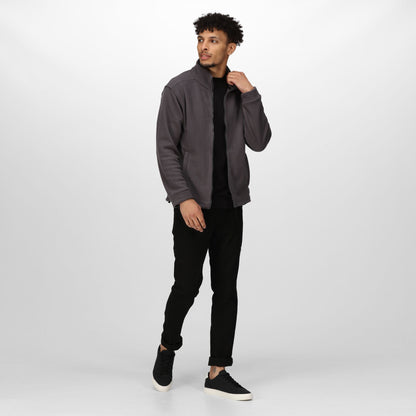 Regatta Thor 350 Mens Full Zip Fleece | Heavyweight | Super Soft | Black or Navy | S-4XL - Fleece - Logo Free Clothing