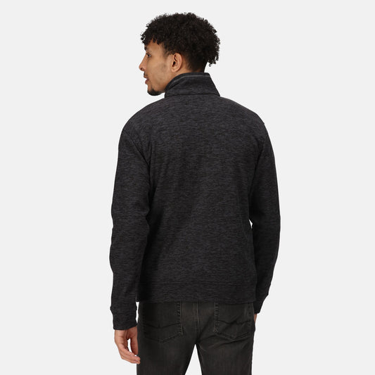 Regatta Thornly Mens Marl Fleece | Full Zip | Super Soft | Zip Pockets | Grey Marl | S-3XL - Fleece - Logo Free Clothing