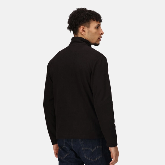 Regatta Honestly Made Mens Recycled Fleece Jacket | Lightweight | Navy or Black | S-3XL - Fleece - Logo Free Clothing