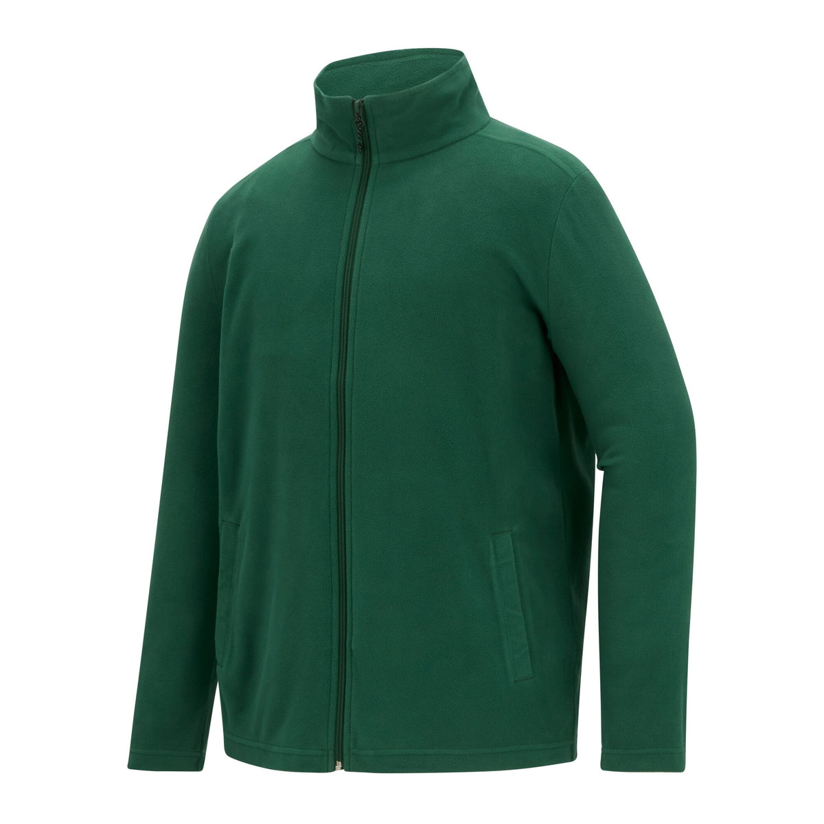 Regatta Pro Men’s Ultra Light Fleece Jacket in Bottle Green, three-quarter view