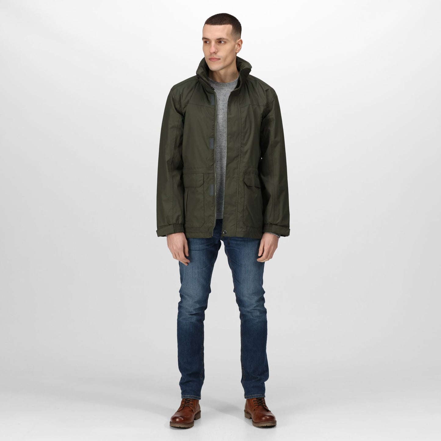 Regatta Vertex III Mens Microfibre Jacket | Waterproof | Breathable | Hood | 3 Colours | S-3XL - Winter Jacket - Logo Free Clothing