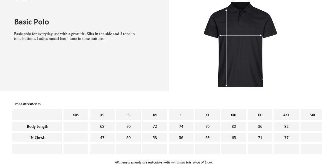 Clique Basic Mens Polo Shirt | Cotton Polo Top | Flat Knit Collar | 14 Colours | S-4XL