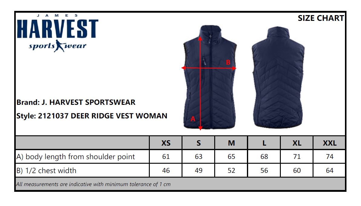 James Harvest Deer Ridge Ladies Gilet | Packable Quilted Body Warmer | 2 Colours | XS-2XL - Gilet - Logo Free Clothing