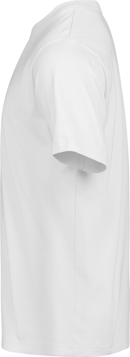 Tee Jays Unlabelled Loose Fit T-Shirt in White, left side view
