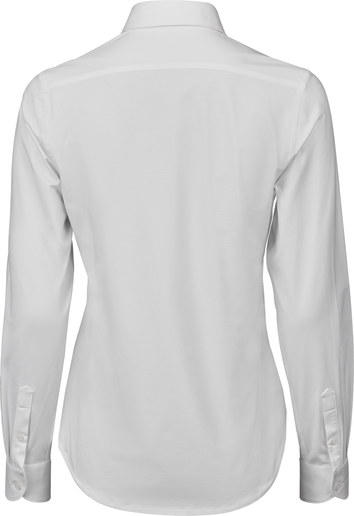 Tee Jays Ladies Active Stretch Shirt in White, back view