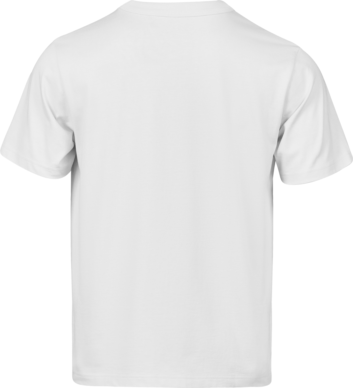 Tee Jays Unlabelled Loose Fit T-Shirt in White, back view
