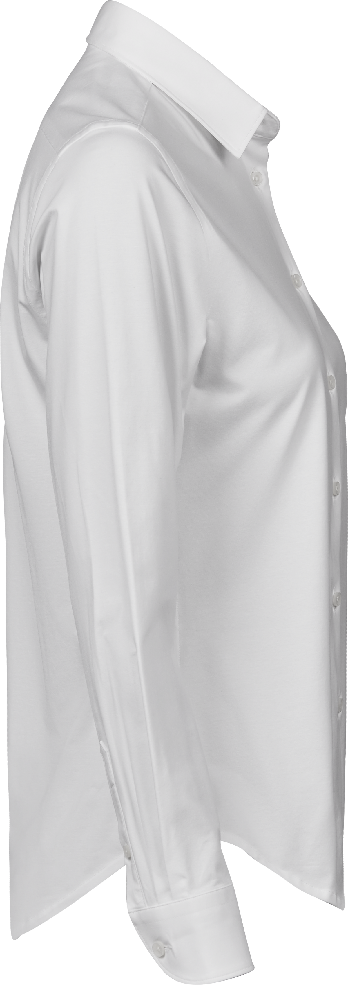 Tee Jays Ladies Active Stretch Shirt in White, right side view
