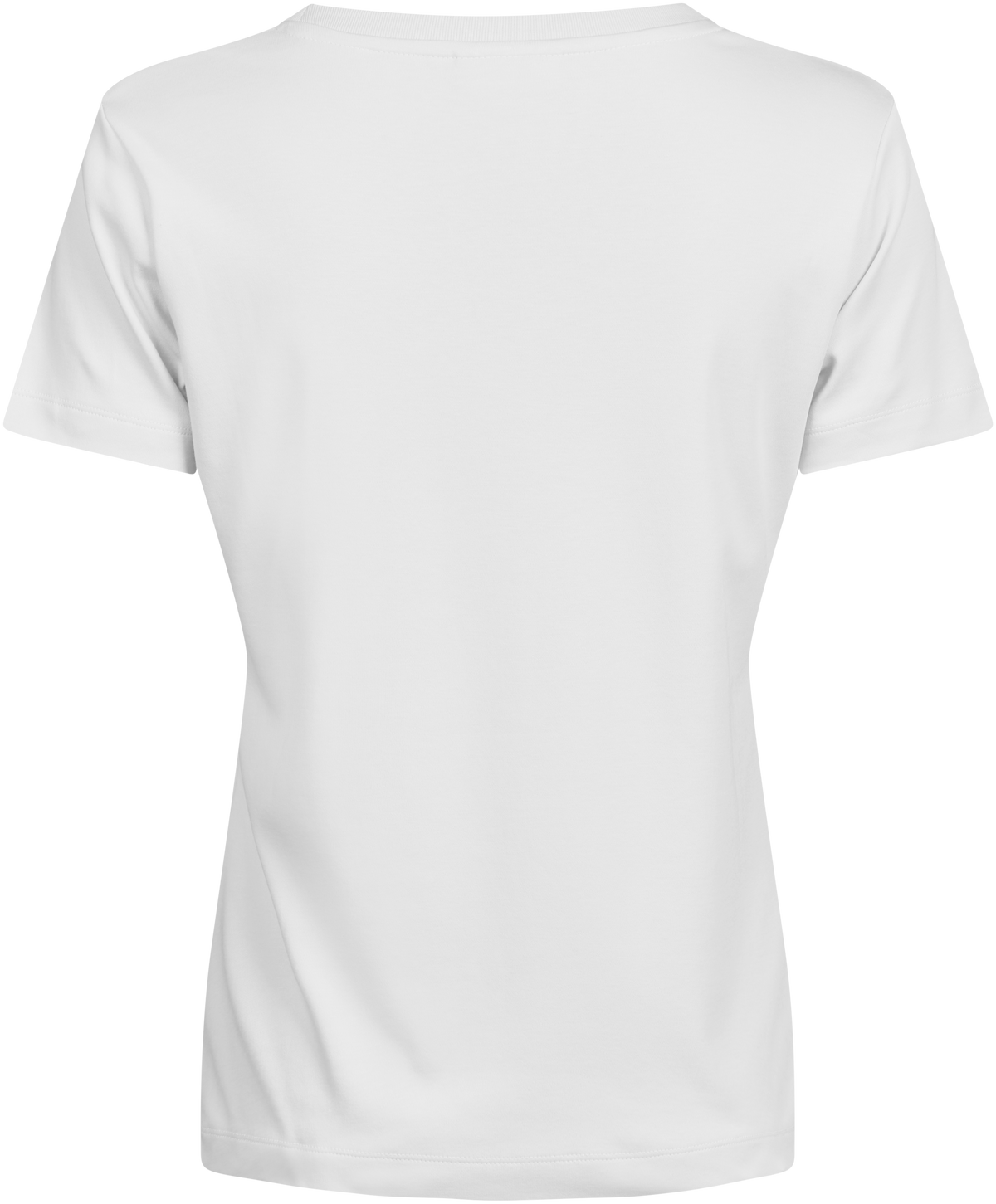 Tee Jays Ladies Pima Cotton T-Shirt in White, back view