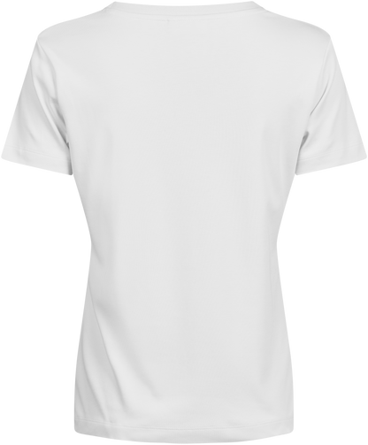 Tee Jays Ladies Pima Cotton T-Shirt in White, back view