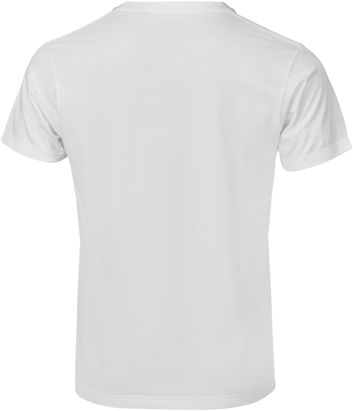 Tee Jays Unlabelled Junior T-Shirt in White, back view