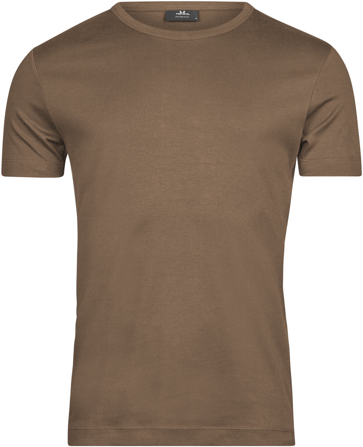 Tee Jays Men’s Interlock T-Shirt in Wood, front view
