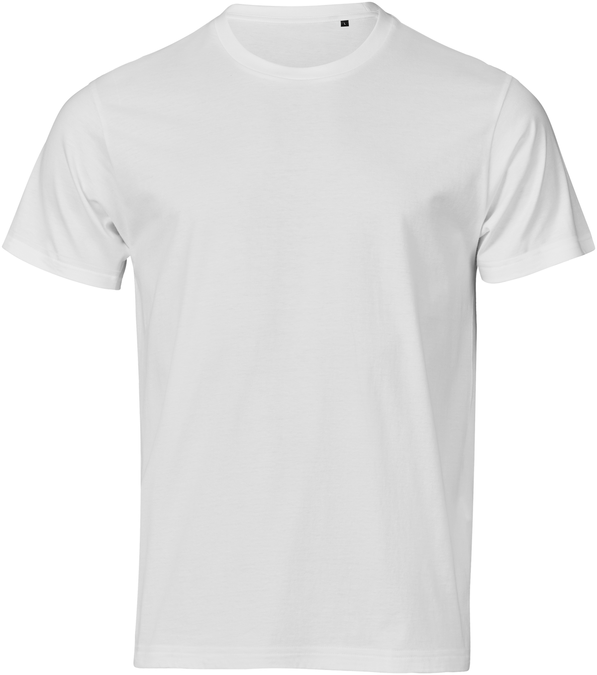 Tee Jays Unlabelled Junior T-Shirt in White, front view