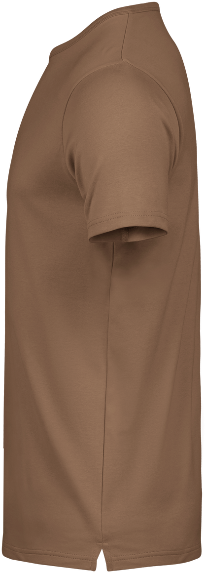 Tee Jays Men’s Interlock T-Shirt in Wood, left side view