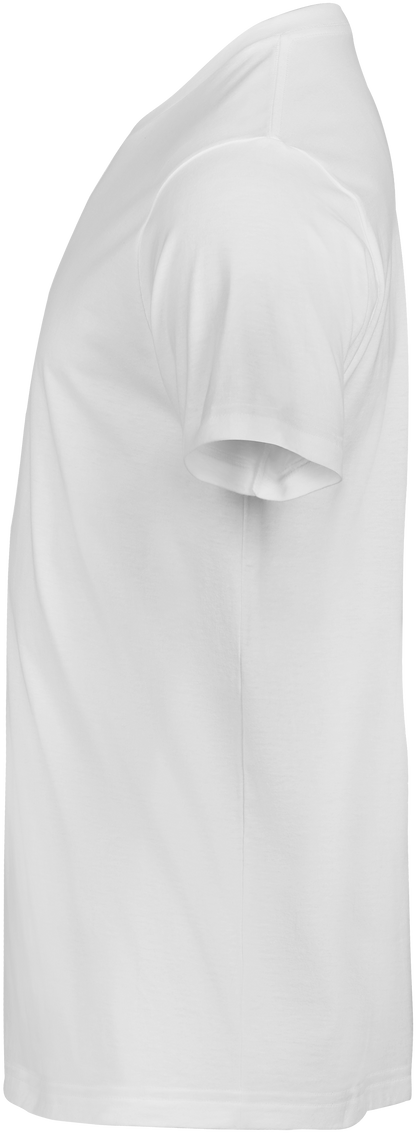 Tee Jays Unlabelled Junior T-Shirt in White, left side view