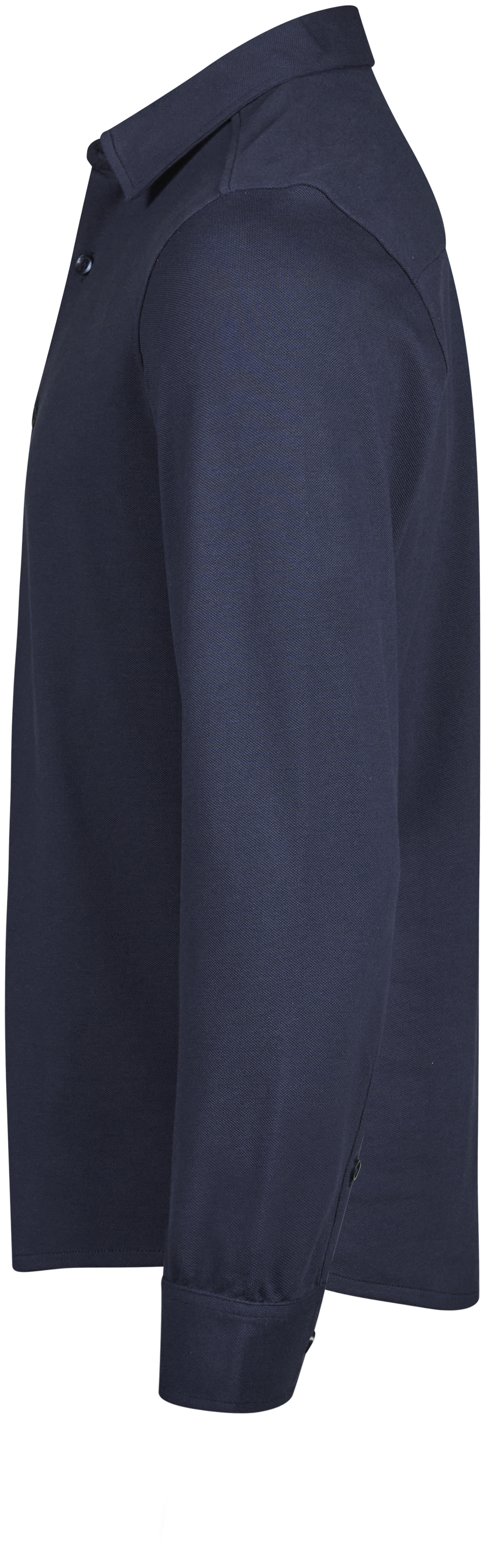 Tee Jays Men’s Luxury Stretch Shirt in Navy, left side view
