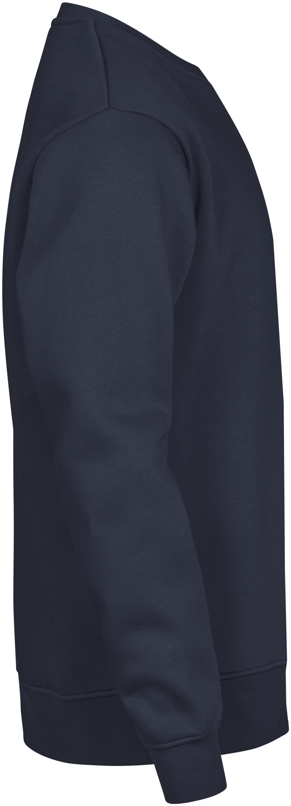 Tee Jays Unlabelled Sweatshirt in Navy, right side view