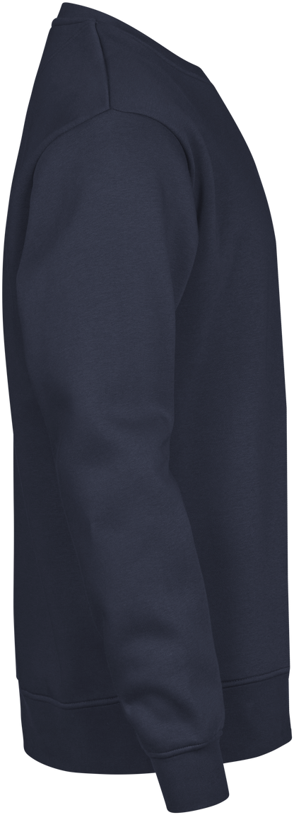 Tee Jays Unlabelled Sweatshirt in Navy, right side view