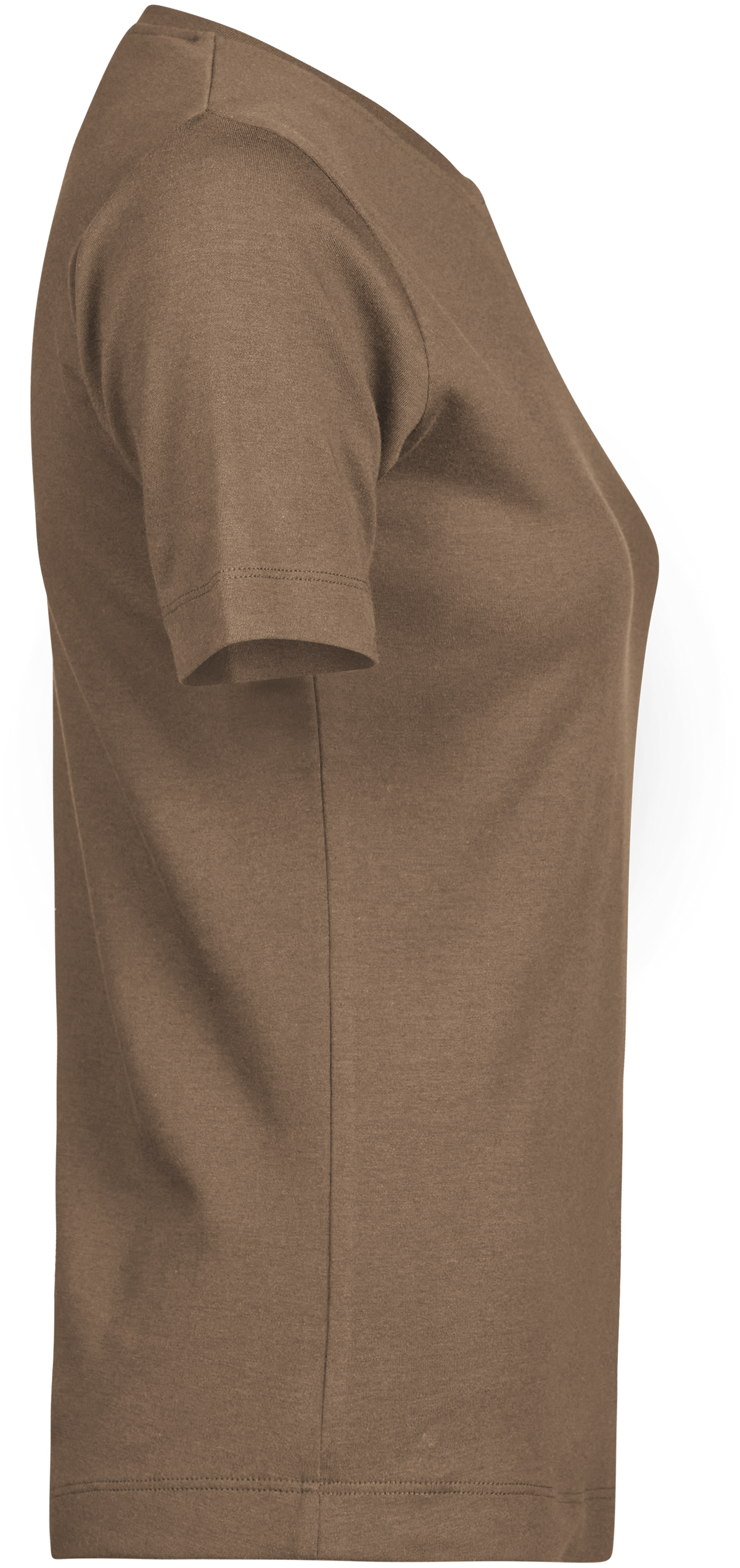 Tee Jays Ladies Interlock T-Shirt in Wood, right side view