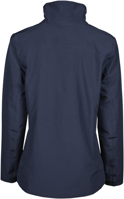 Tee Jays Ladies All Weather Jacket in Deep Navy, back view