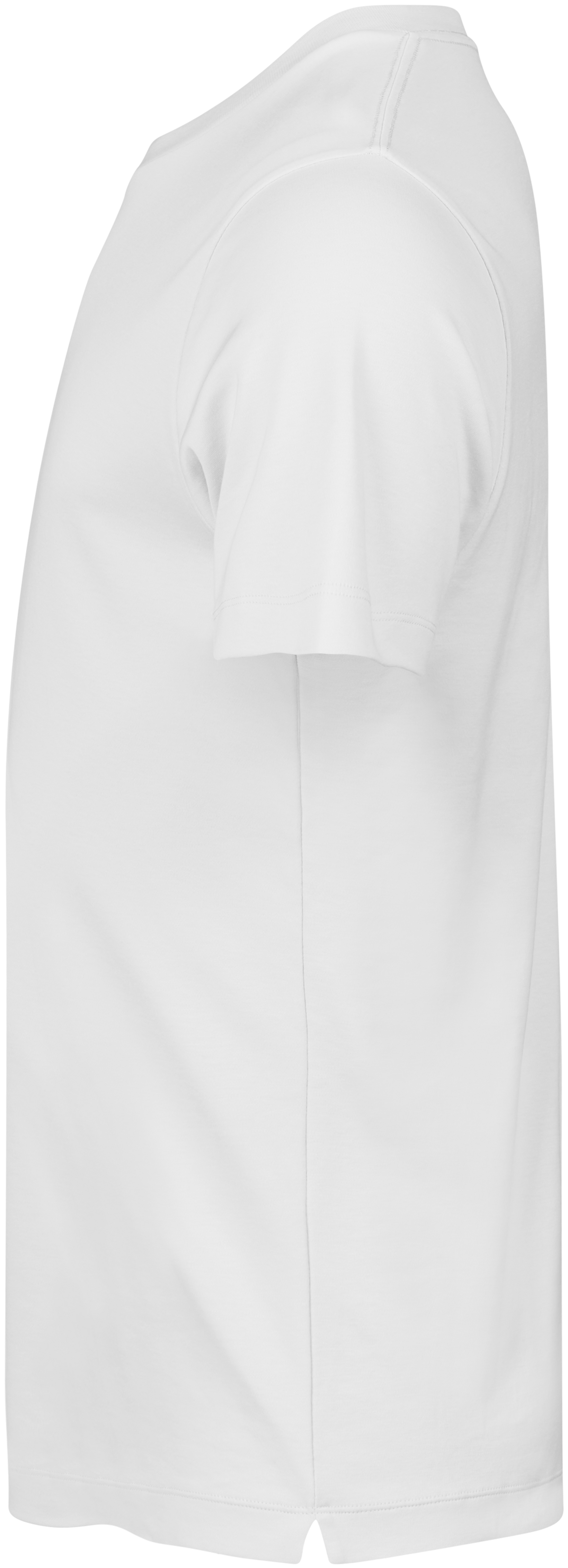 Tee Jays Men’s Pima Cotton T-Shirt in White, left side view
