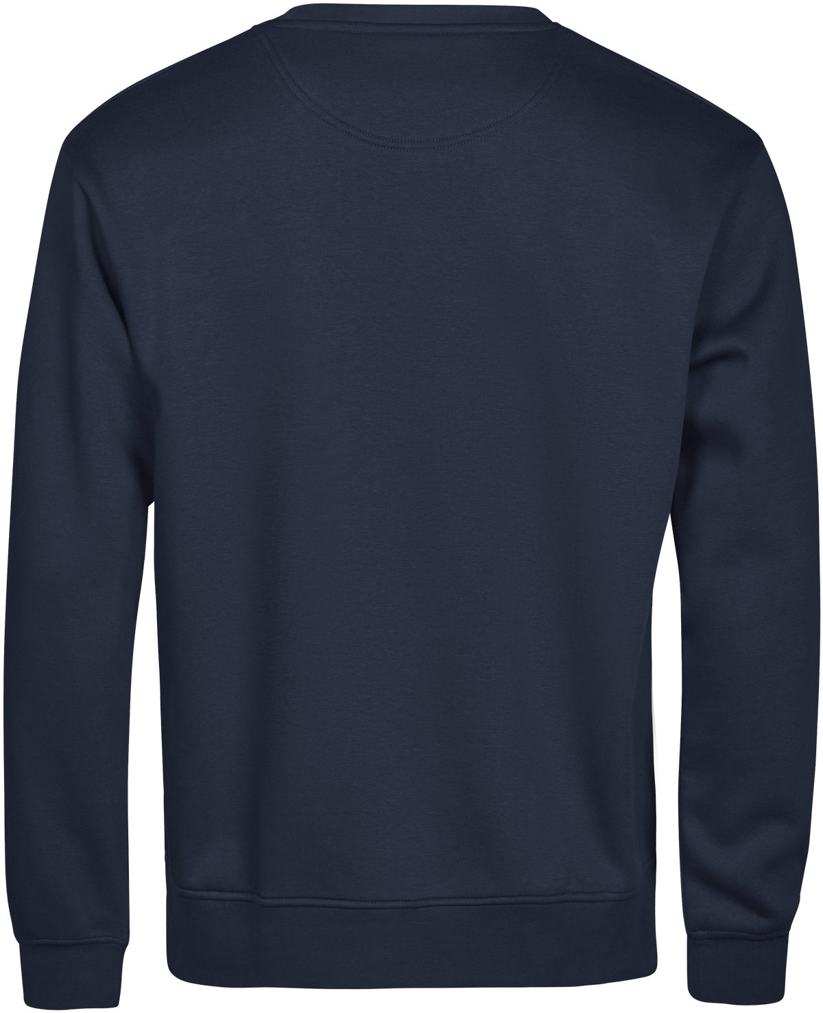 Tee Jays Unlabelled Sweatshirt in Navy, back view