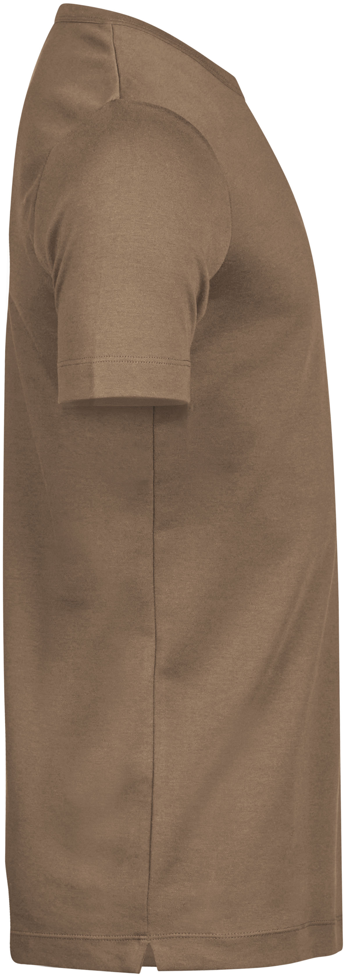 Tee Jays Men’s Interlock T-Shirt in Wood, right side view
