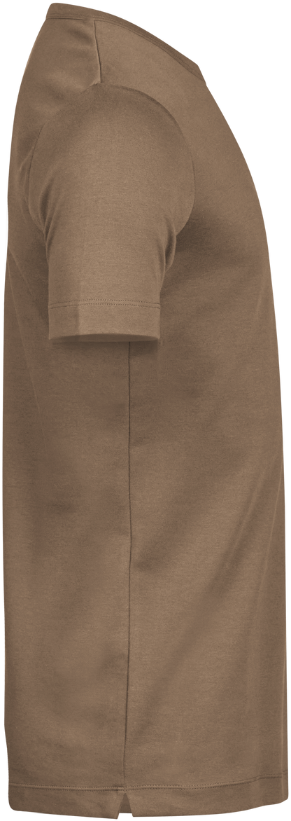 Tee Jays Men’s Interlock T-Shirt in Wood, right side view