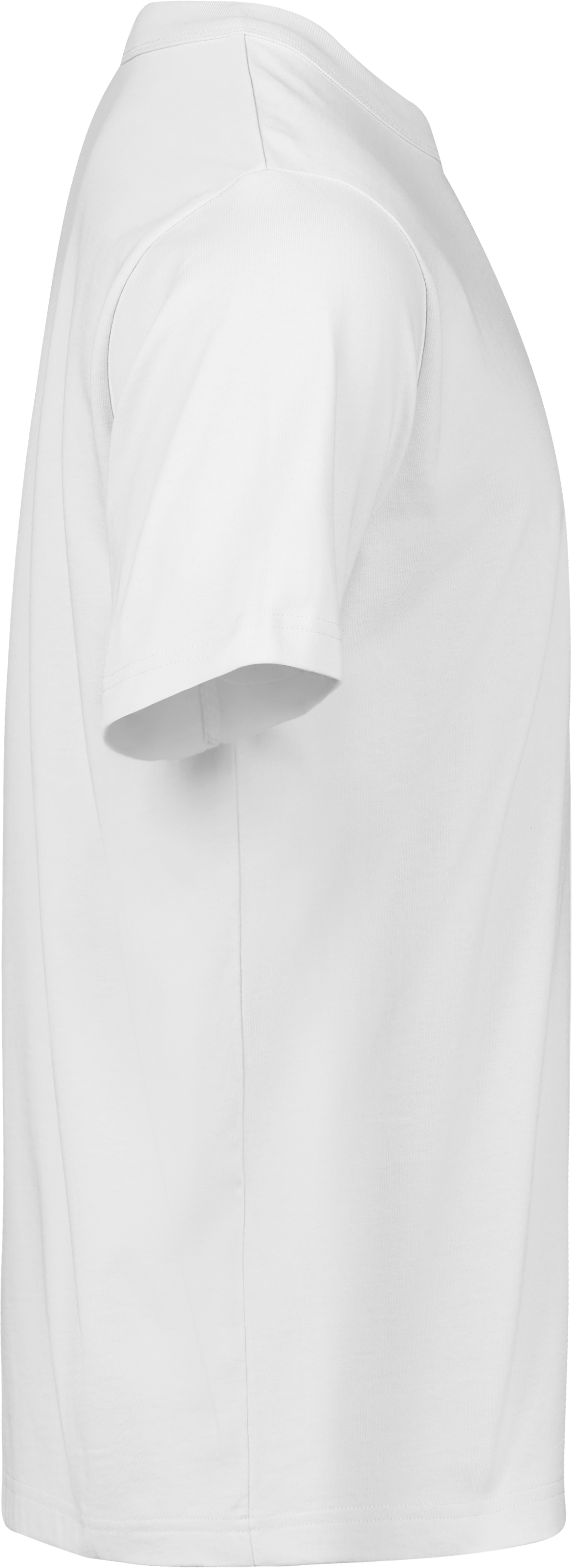 Tee Jays Unlabelled Loose Fit T-Shirt in White, right side view
