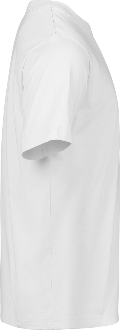 Tee Jays Unlabelled Loose Fit T-Shirt in White, right side view