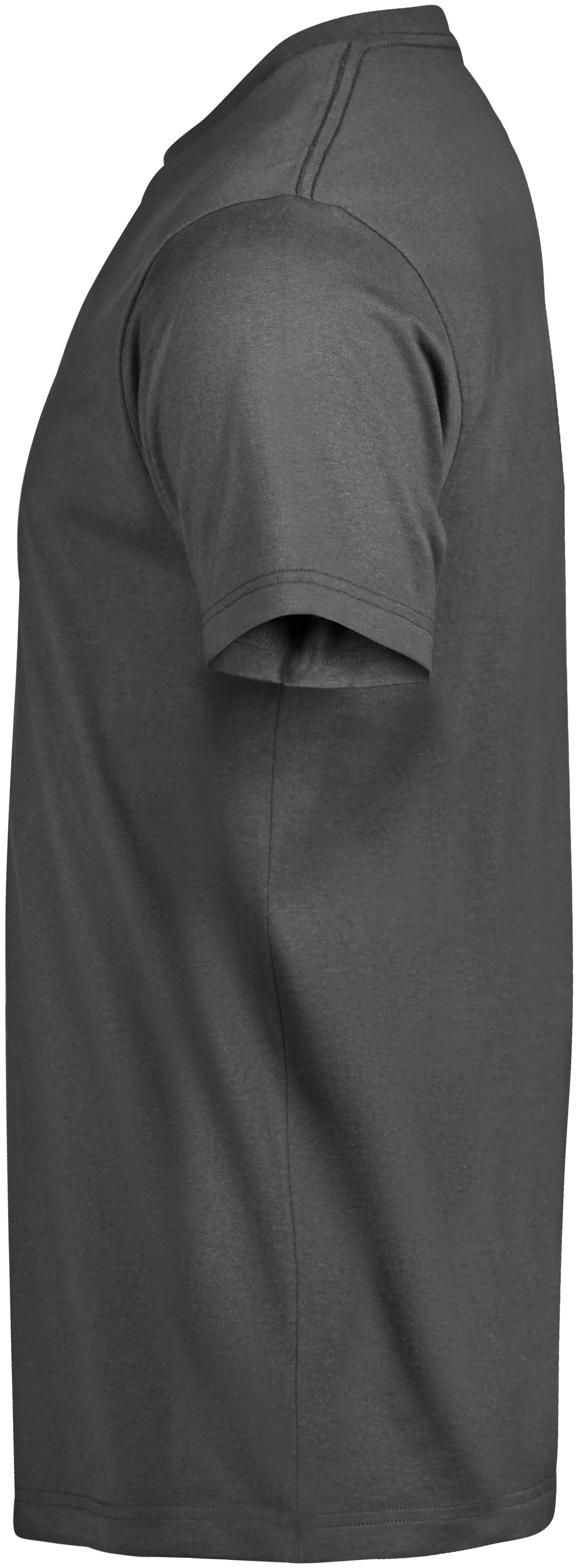 Tee Jays Unlabelled T-Shirt in Dark Grey, left side view