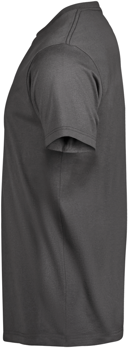 Tee Jays Unlabelled T-Shirt in Dark Grey, left side view