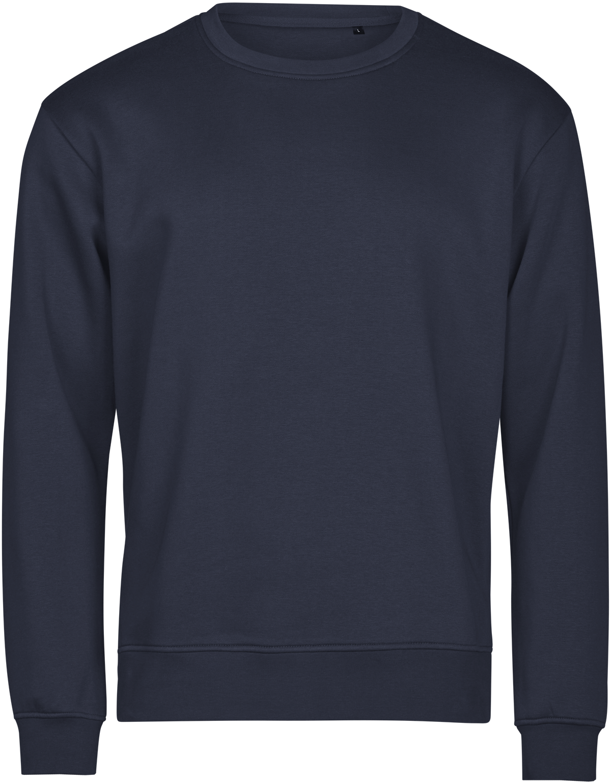 Tee Jays Unlabelled Sweatshirt in Navy, front view