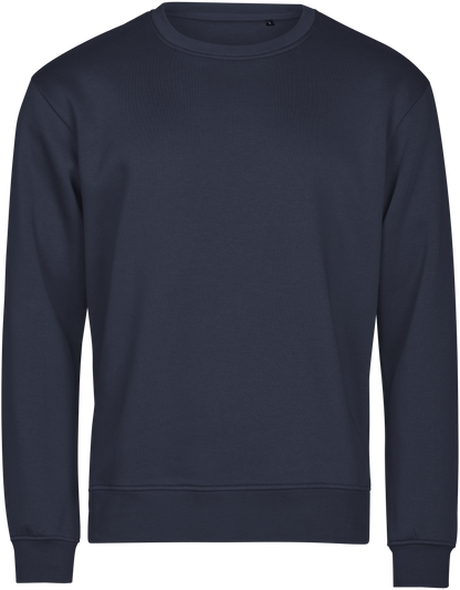 Tee Jays Unlabelled Sweatshirt in Navy, front view
