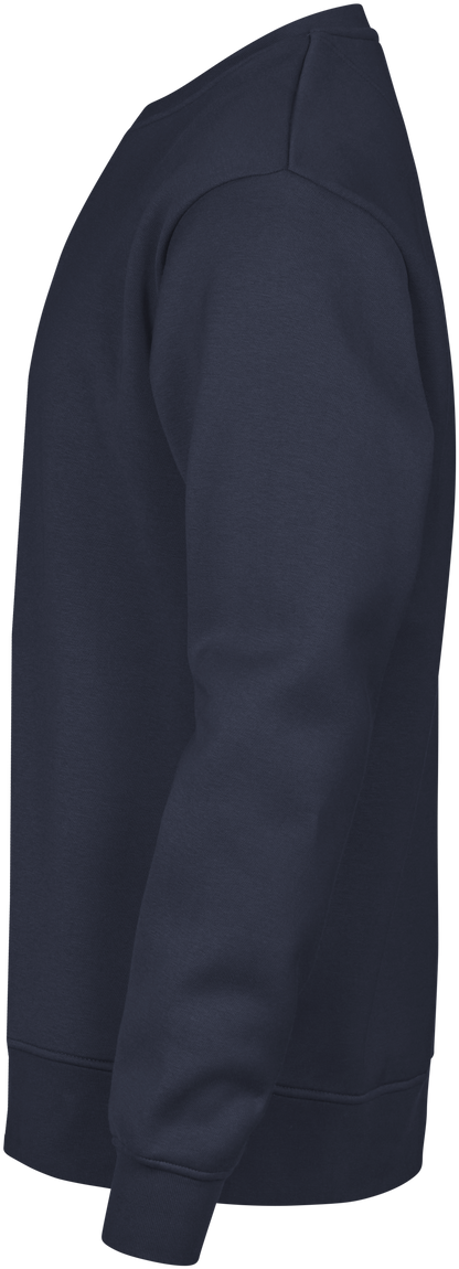Tee Jays Unlabelled Sweatshirt in Navy, left side view