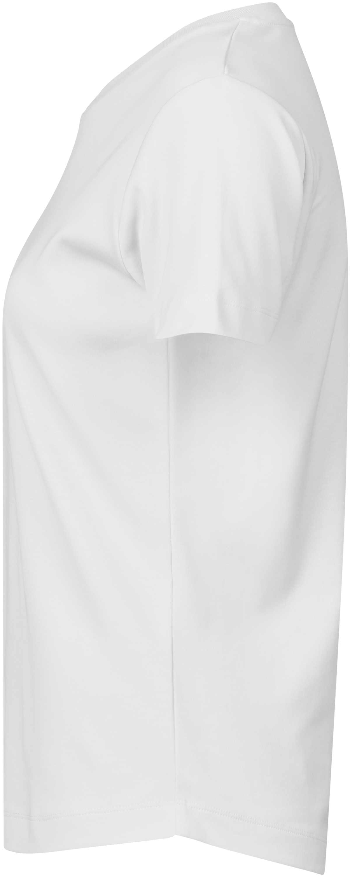 Tee Jays Ladies Pima Cotton T-Shirt in White, left side view