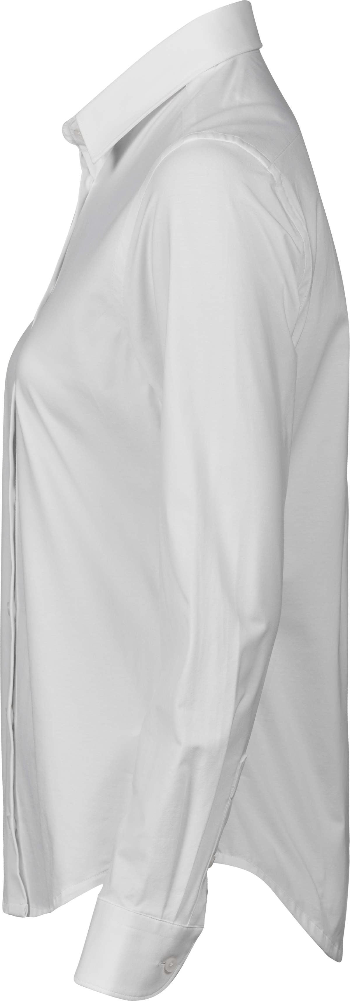Tee Jays Ladies Active Stretch Shirt in White, left side view